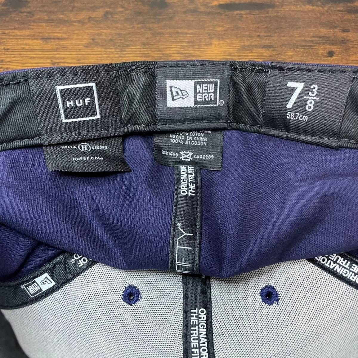 J39 ニューエラ 59fifty HUF ハフ コラボ スケートボード 美品 J39 ニューエラ 59fifty HUF ハフ コラボ スケートボード 美品