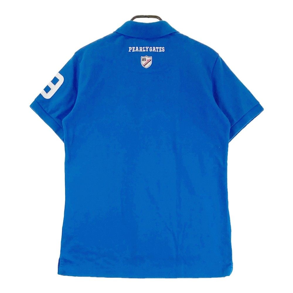 パーリーゲイツ　ゴルフポロシャツ　サイズ6 サイズ：6 PEARLY GATES パーリーゲイツ 半袖ポロシャツ ブルー