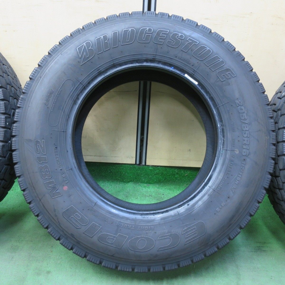バリ溝 25年 9分 6本 トラック タイヤ 205 85R16 117 115N ブリヂストン エコピア M812 ミックス オールシーズン 16インチ 5101005イスタ FFCRYSTALESIA_COM