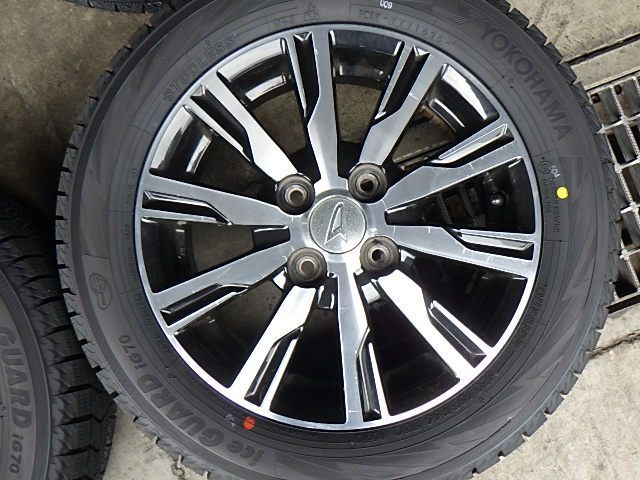 2410-383 ダイハツ アルミホイール＆ スタッドレスタイヤ 155 65R14 ４本セット