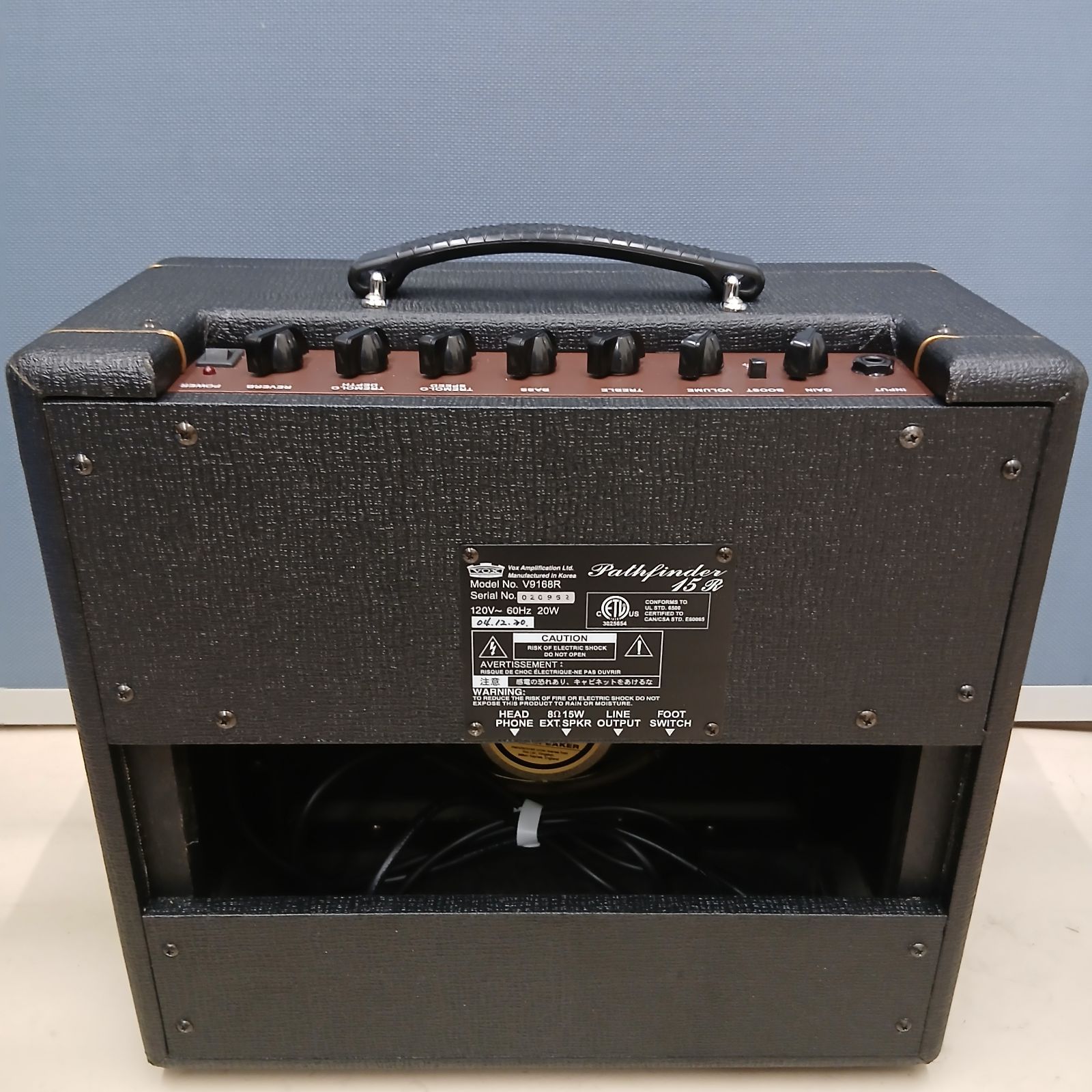 VOX Pathfinder 15R V9168R ギターアンプ Bluetooth機能搭載