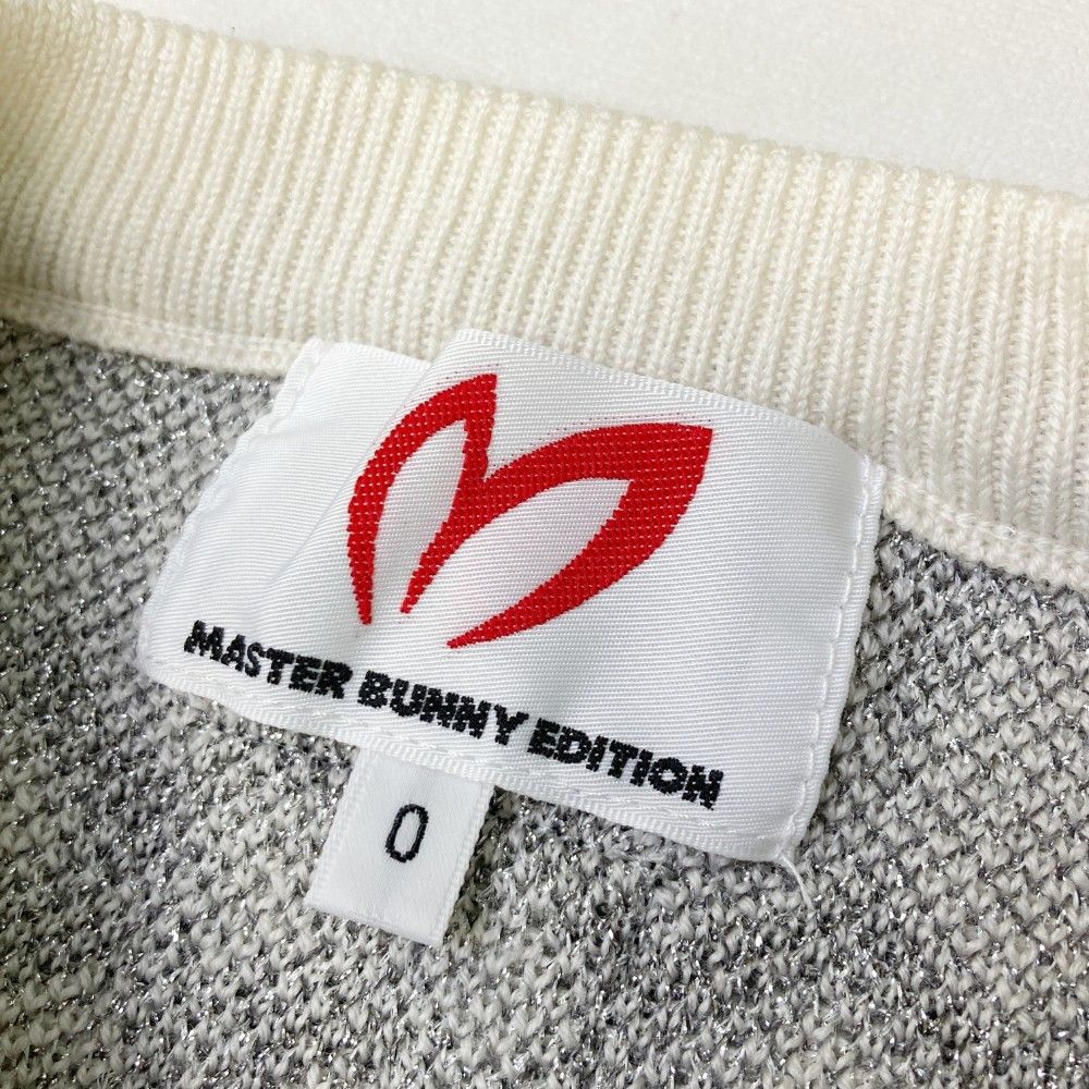 マスターバニーエディション 半袖ハイネックニット 赤#0 MASTER BUNNY