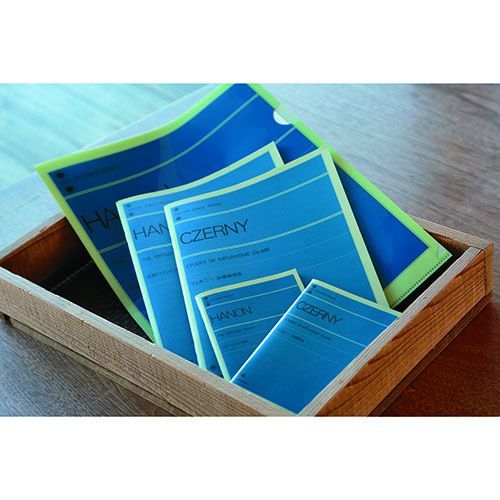 まとめ）《ナカノ》クリアファイル ピアノライブラリーA5ツェルニー