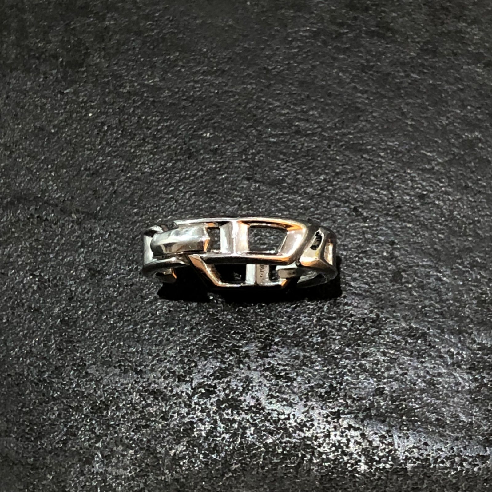 参考上代23100円 DIESEL ユニセックスリング 指輪 アクセサリー 