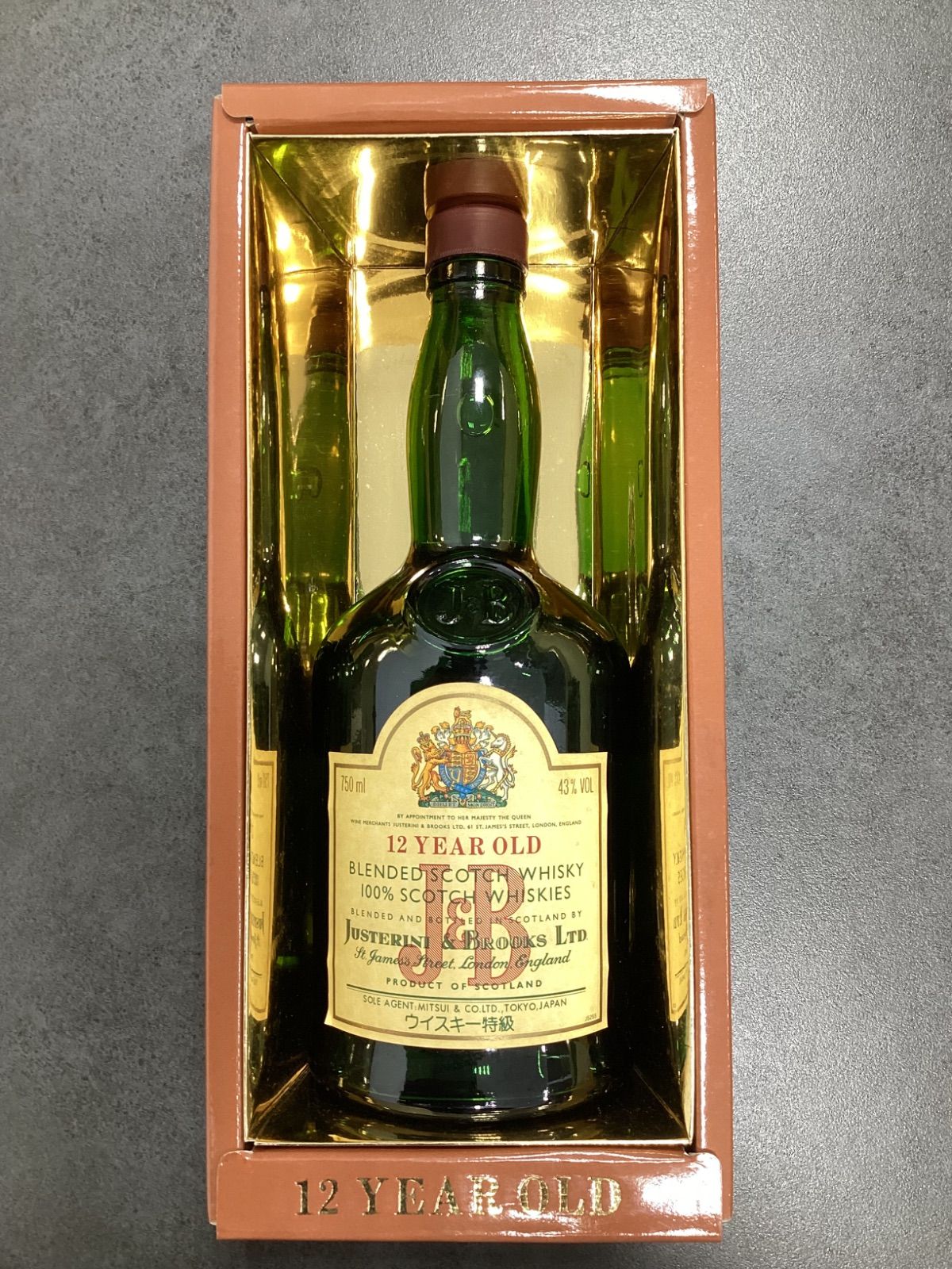 J&B 12YEAR 特級ウイスキー 750ml 43%【開栓済】 - メルカリ