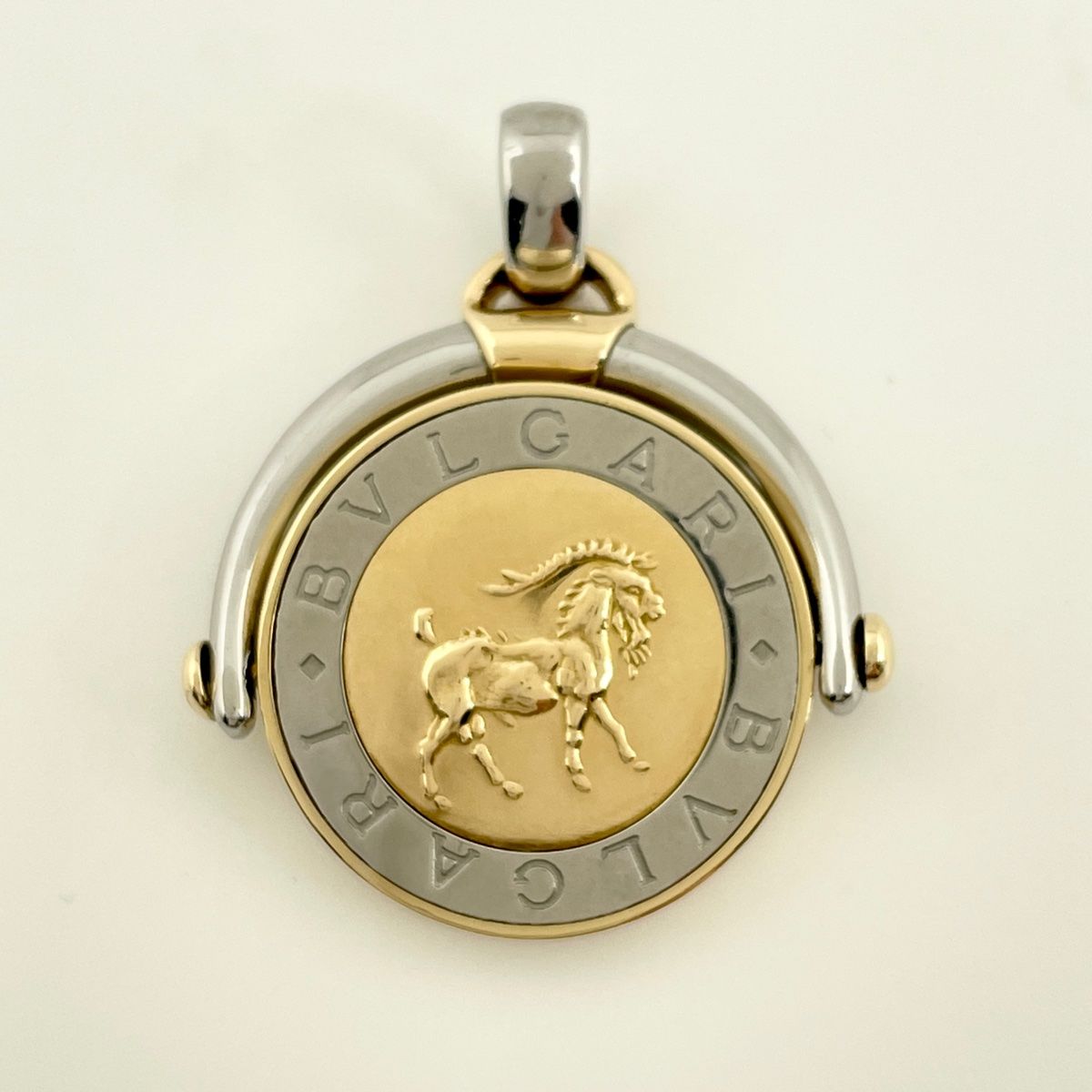 ブルガリ BVLGARI ホロスコープ ペンダントトップ K18 イエロー 