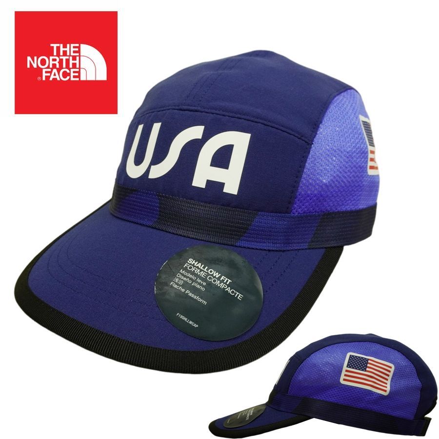 ノースフェイス帽子 キャップ THE NORTH FACE CLASS V WEBBING CAP クラス ブイ ウェビングキャップ ネイビー|ブルー 紺 青 USA フラッシュドライ メンズ レディース 星条旗 USAロゴ