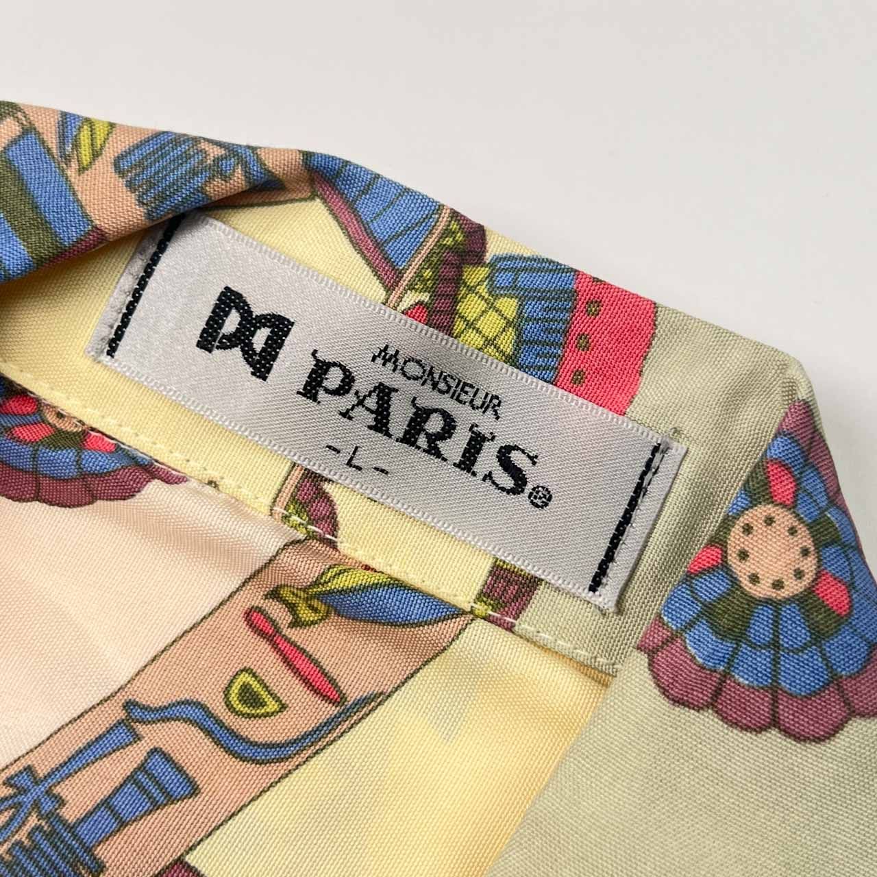 MONSIEUR PARIS ムッシュパリ エジプト風 アートデザイン 総柄