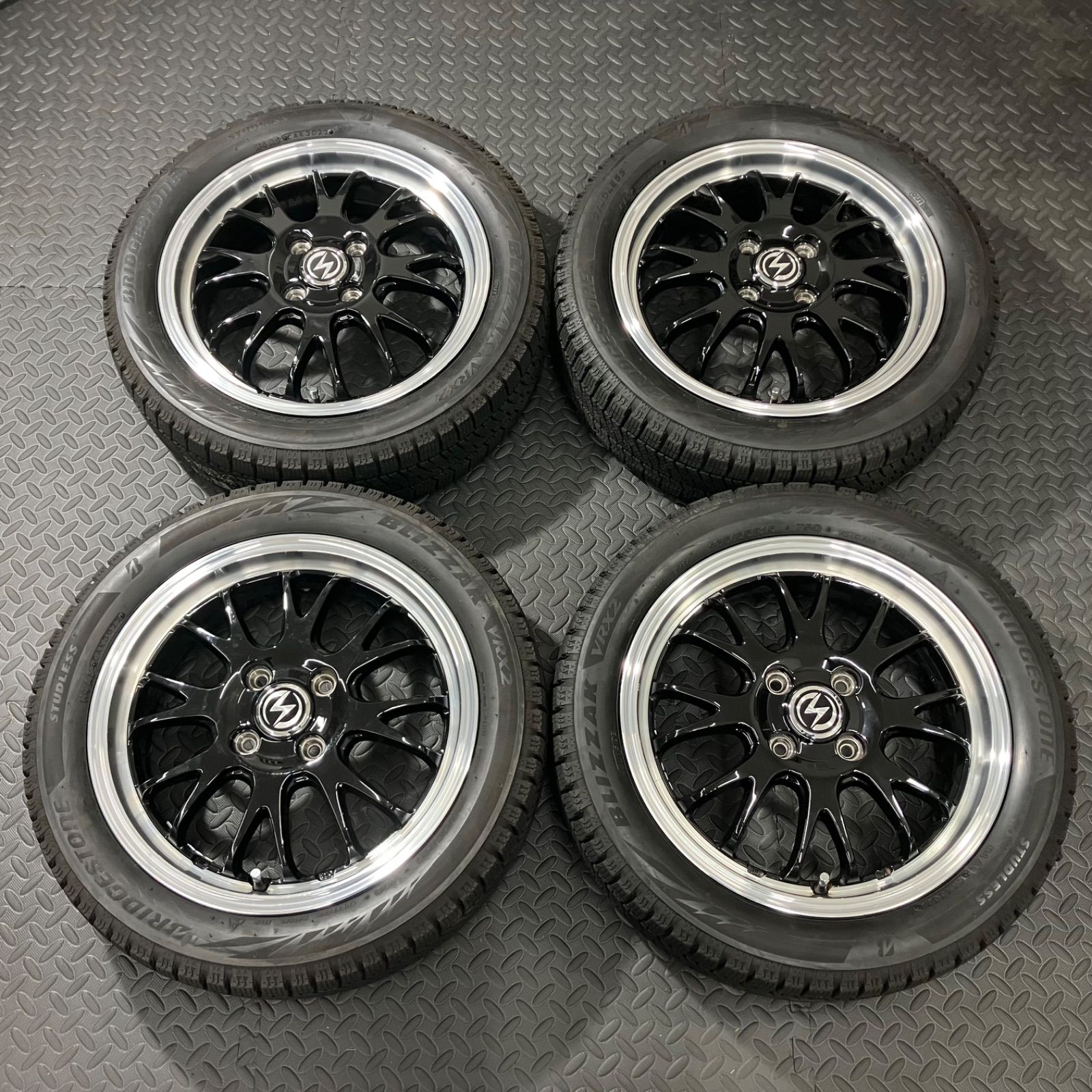 22年製 165|55R15 ブリヂストン ブリザックVRX2 BADX エスホールド S-8M タント スペーシア N-BOX スタッドレス 3497