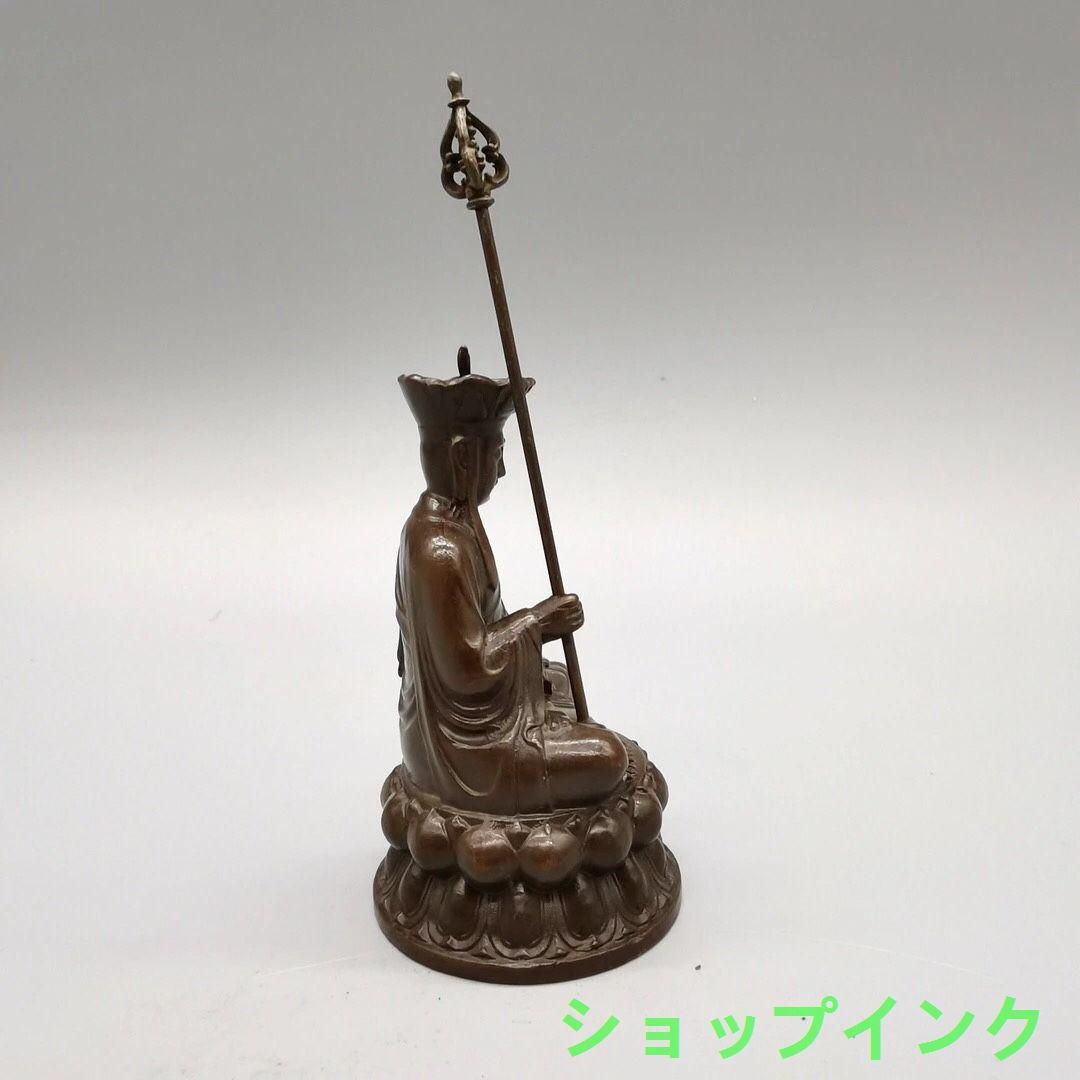地蔵 菩薩 観音 銅製 仏像 開運 風水 工芸品 置物 - メルカリ