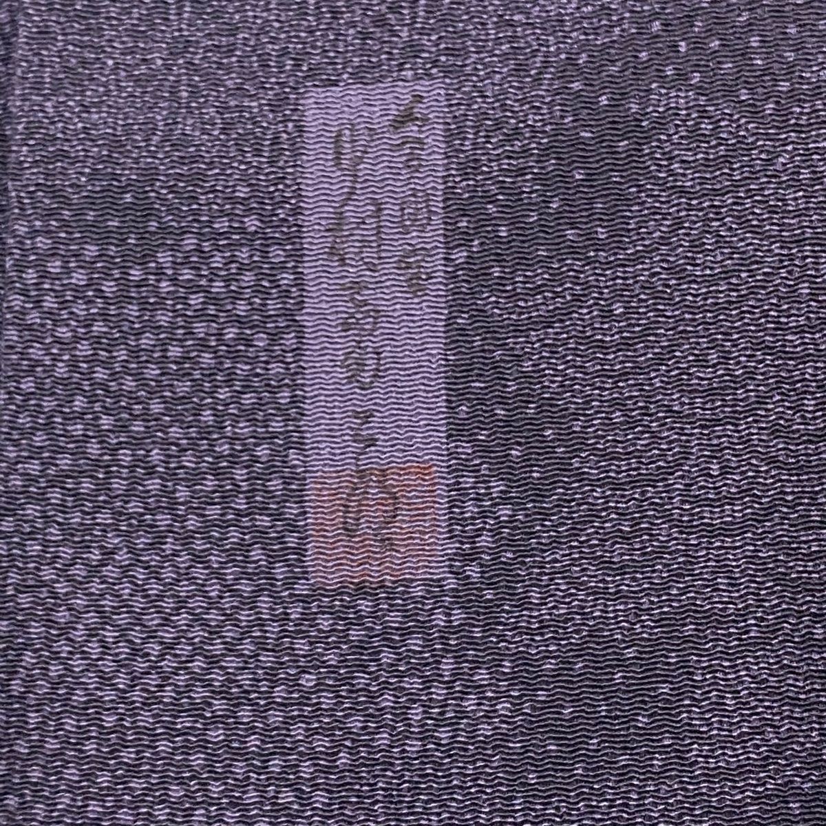 付下げ 身丈152.5cm 裄丈64.5cm M 袷 流水 扇面 刺繍 金銀彩 灰緑 正絹  