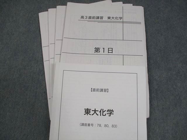 鉄緑会　直前講習　東大化学　ノート付き 鉄緑会 直前講習 東大化学 ノート付き