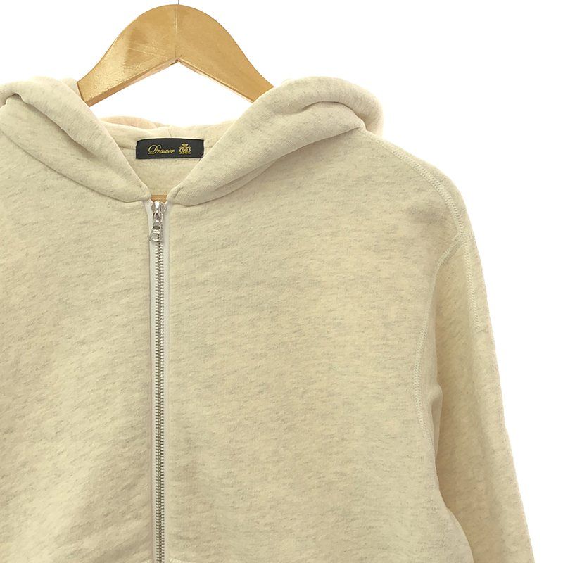 美品】 Drawer / ドゥロワー | コットン吊り裏毛フーデッドパーカー  
