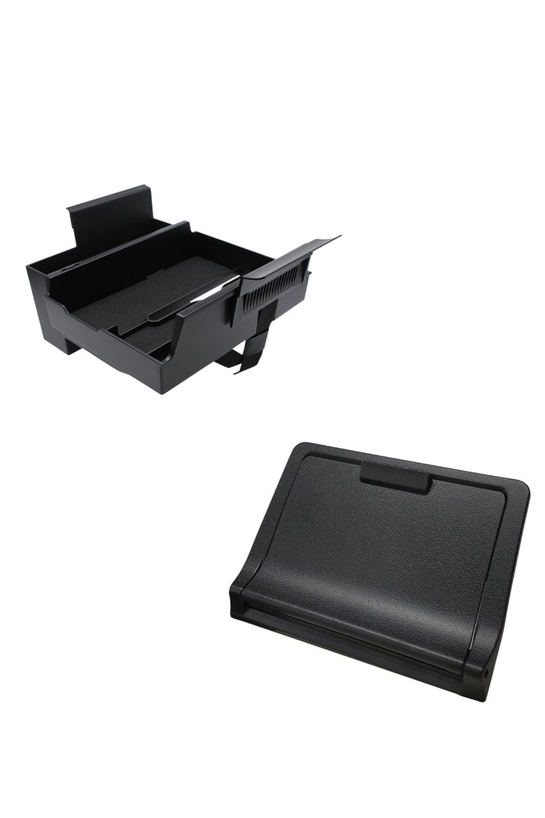 【特価】槌屋ヤック(Tsuchiya Yac) トヨタ 40系 アルファード ヴェルファイア 専用 コンソールボックスインナートレイ SY-AV10 ビルトインETCカバー SY-AV12 セット