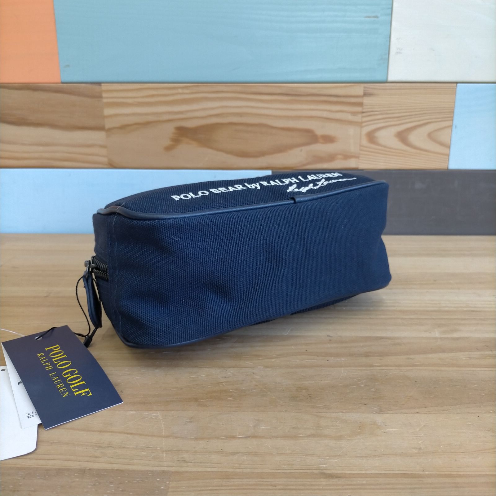 POLO ラルフローレン◇ゴルフ ベア 刺繍ポーチ POLO GOLF