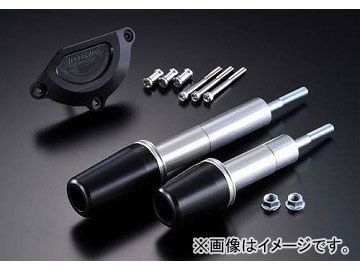 2輪 アグラス リアスライダー 3点セット 右 品番：P052-3142 ブラック スズキ GSX1400/Z JAN：4548664833399