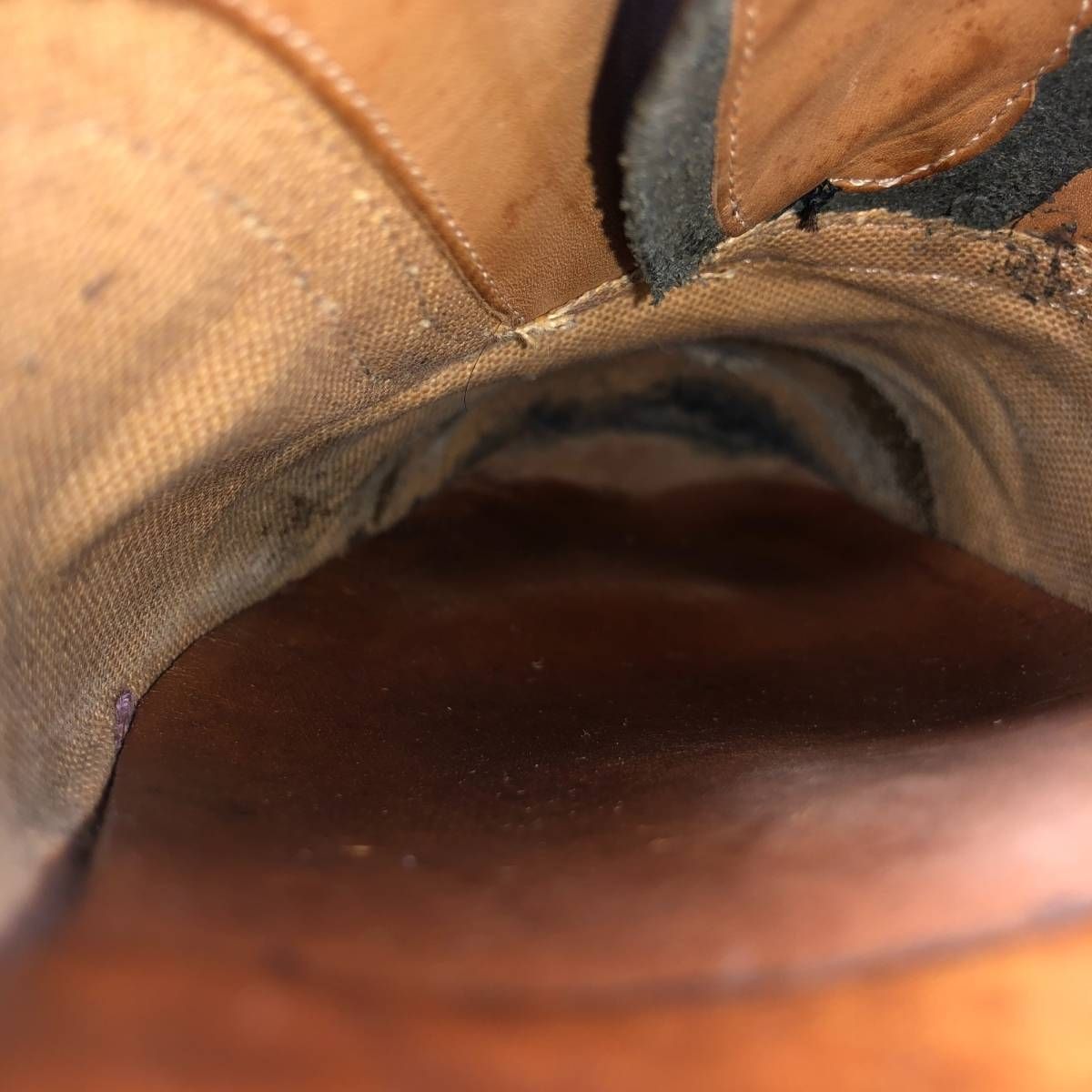 古着 チャーチ CHURCH S セミブローグ ストレートチップシューズ メンズ26.5 cm相当 saa 013949