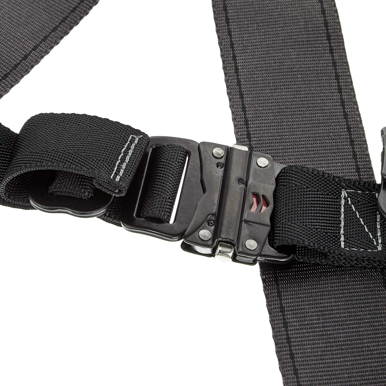 藤井電工 新規格 フルハーネス型 ブラック 黒影ハーネス フルハーネス本体のみ ダークグレー Mサイズ TH-504-OTーDG-M 水平型腿ベルト 着脱が容易なワンタッチバックル 高所作業 墜落制止用器具 フルハーネス 安全帯 ツヨロン T