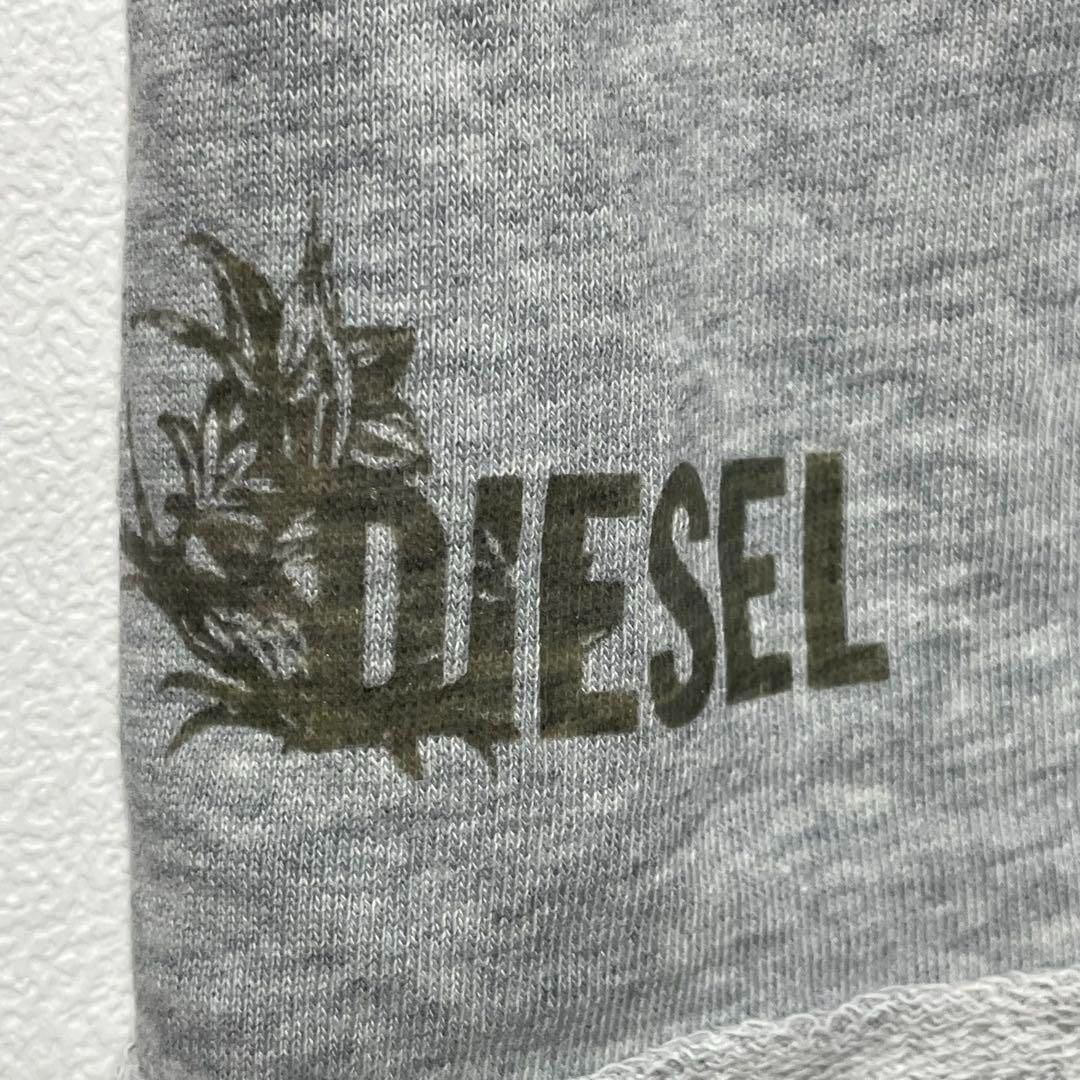 DIESEL ディーゼル ショート丈 パーカー フーディー ジップアップ