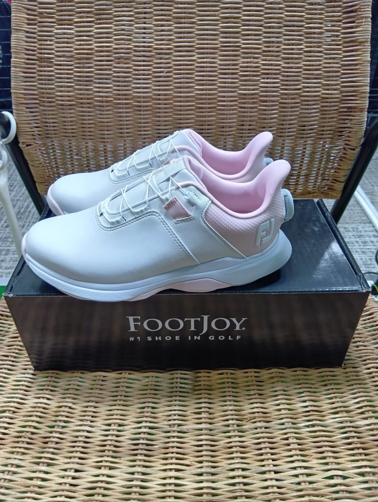 LdSh FootJoy フットジョイ 98207J フットジョイ ゴルフシューズ WO プロライト ボア レディース ホワイト ピンク 浦安店