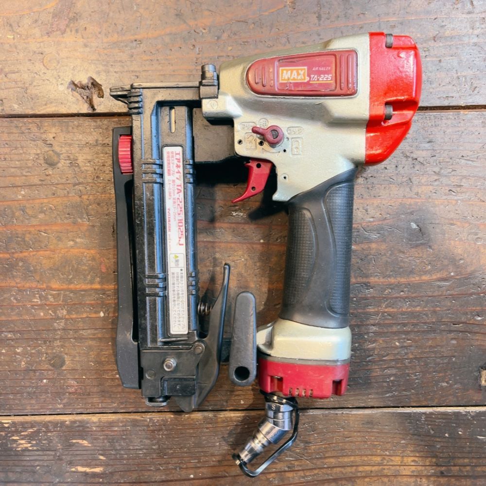 7日保証 整備済 消耗部品交換済♪MAX マックス 常圧 10mm エアタッカー TA-225|1025J 動作良好