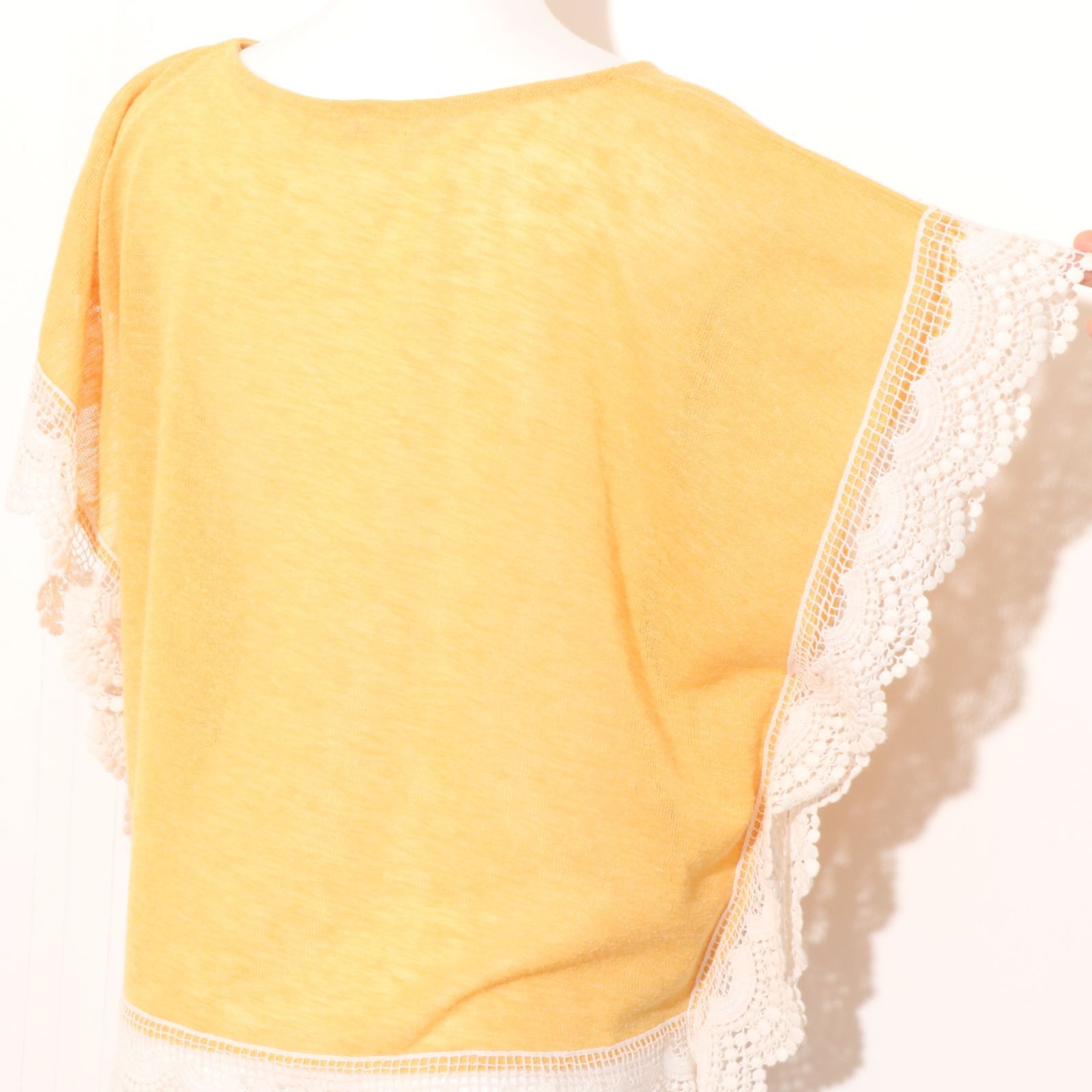 ☆美品☆ ikka イッカ トップス プルオーバー 半袖 花柄 ドルマン 