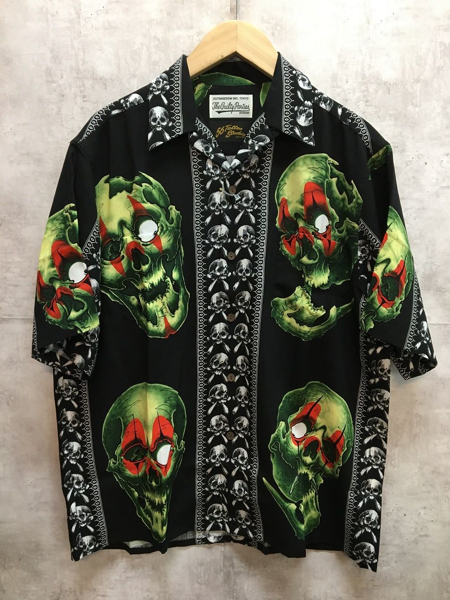 WACKO MARIA × 56 TATTOO STUDIO S/S HAWAIIAN SHIRT (TYPE-1 ...