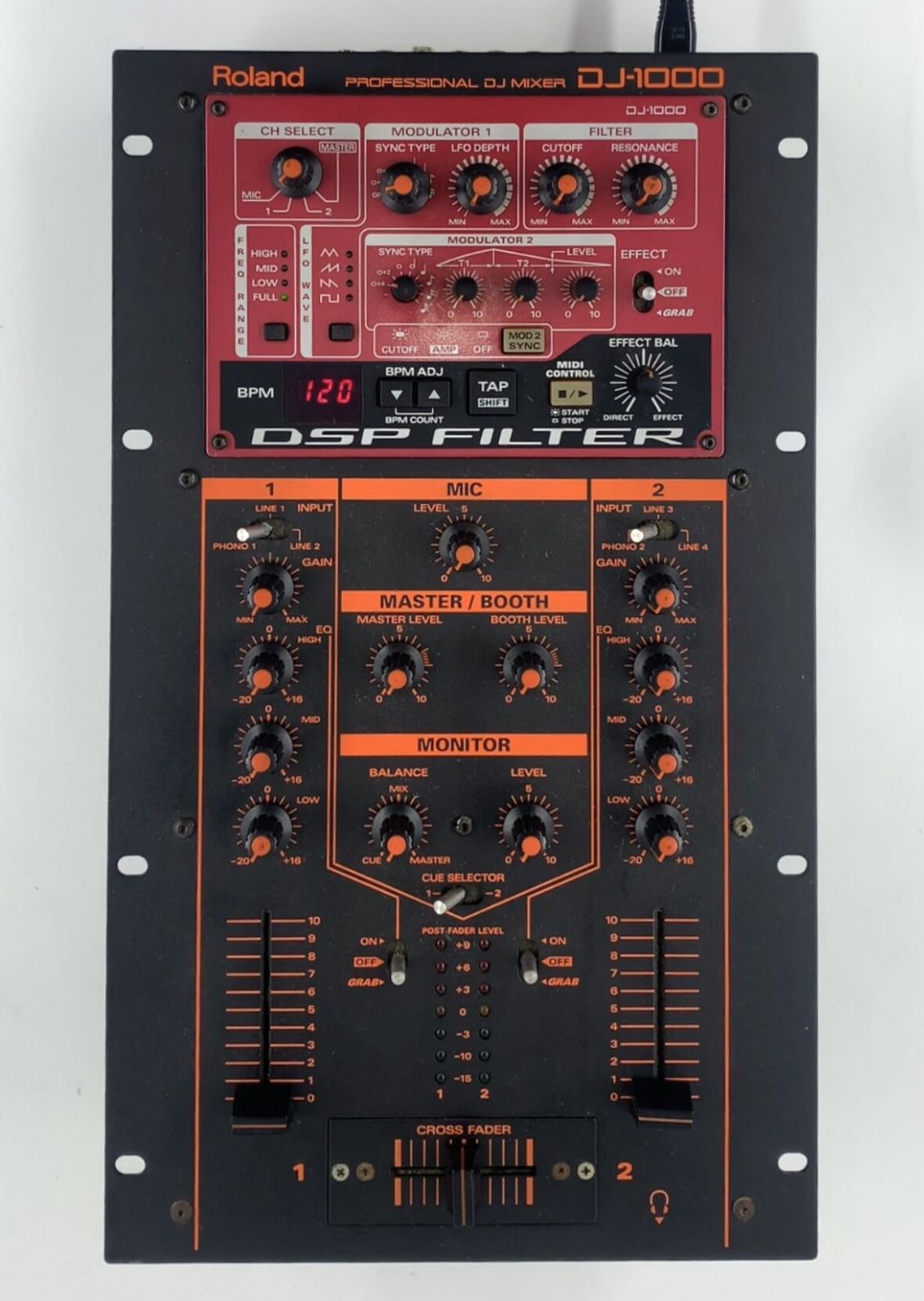 ROLAND DJ-1000 動作確認済み　送料込み　DJミキサーDJ機材