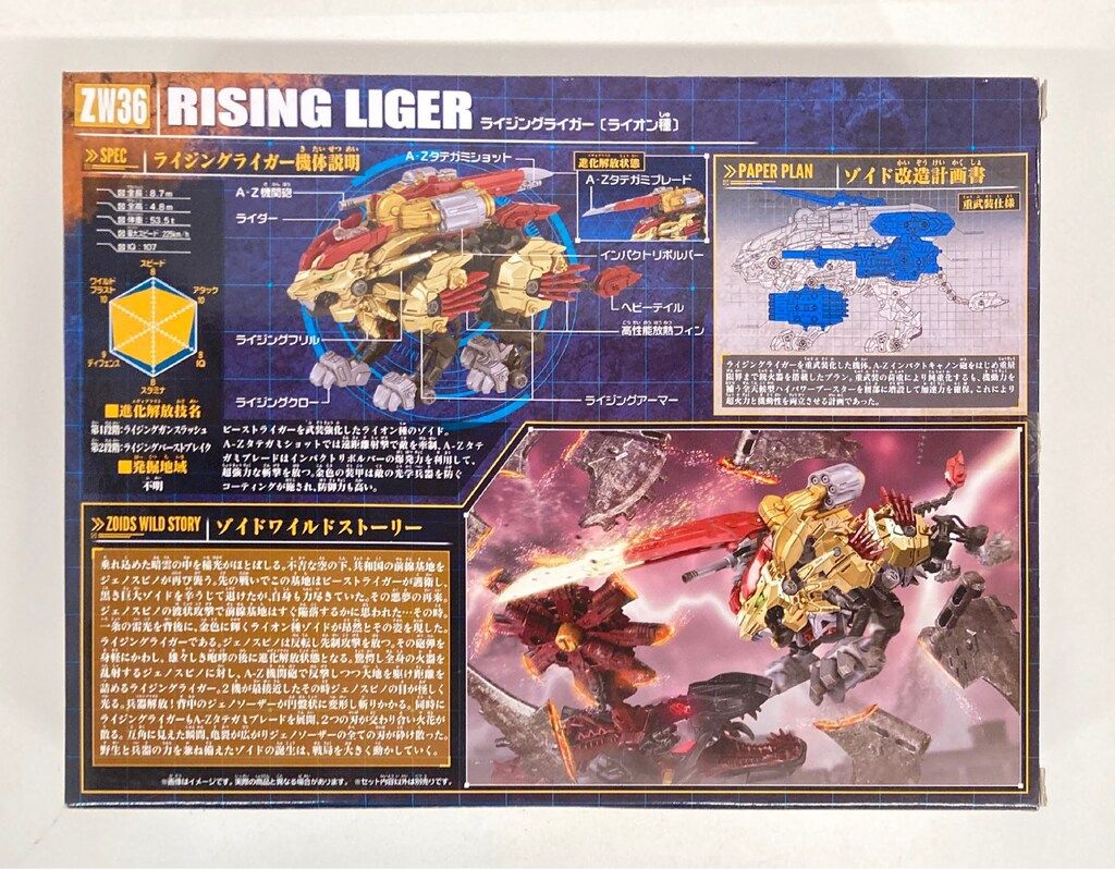 タカラトミー ゾイドワイルド ライジングライガー(ライオン種