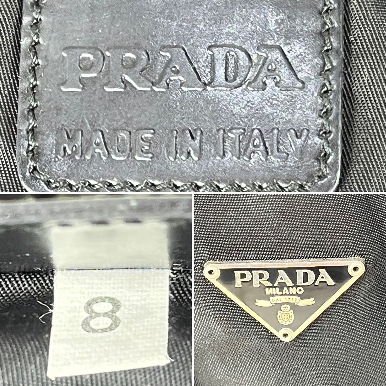 PRADA プラダ テスートナイロン 巾着ポーチ 巾着袋 巾着型 化粧ポーチ 