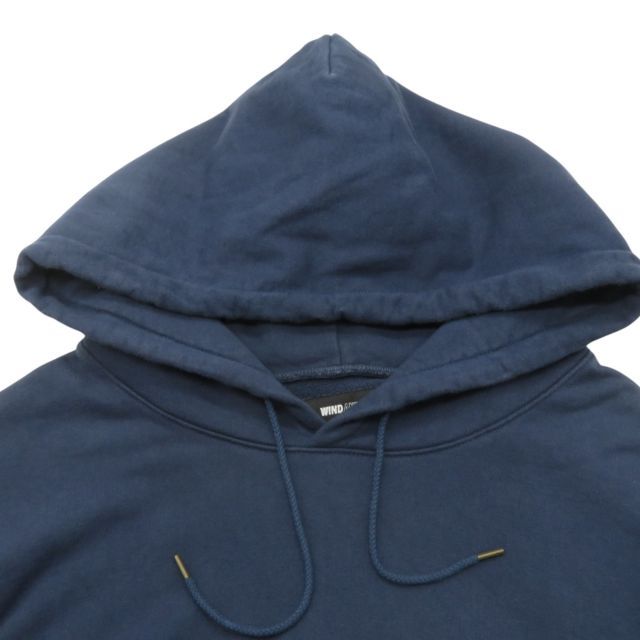 WIND AND SEA LOGO PRONT HOODIE NAVY サイズXL GOD SELECTION