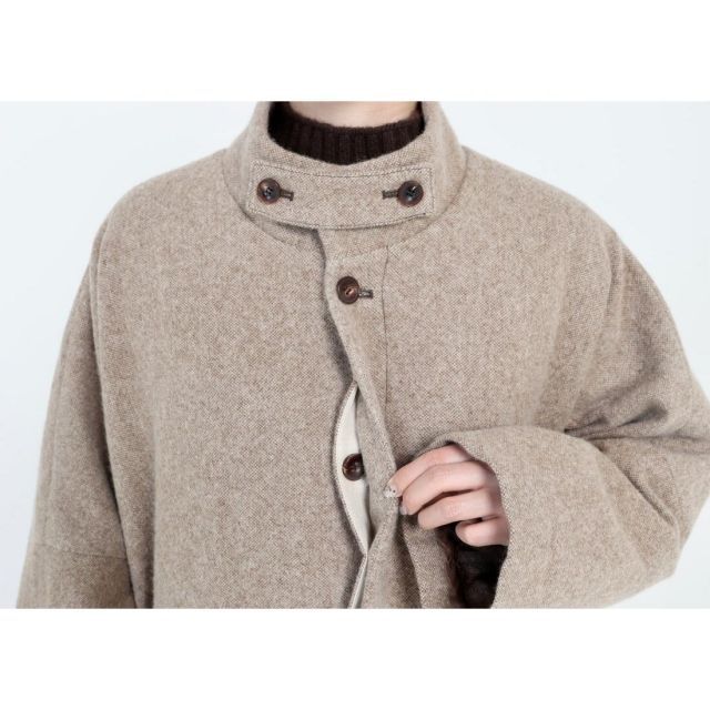 最終値下げ* FACTORY ファクトリー　ウール オーバーコート FACTORY (ファクトリー) ウール オーバーコート