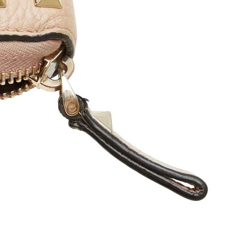 ヴァレンティノ ブ​​ルー/ベージュ レザー ロックスタッズ フラット ミュール Valentino Garavani ロックスタッズ ウィスピー 60mm レザー