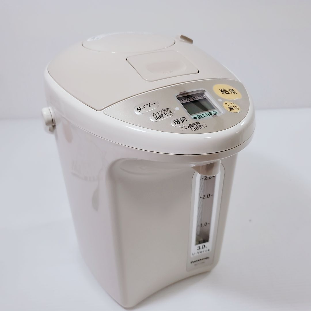 パナソニック　NC-BJ301-C （ベージュ）沸騰ジャーポット3.0L 概要 マイコン沸騰ジャーポット NC-BJ301 | ジャーポット