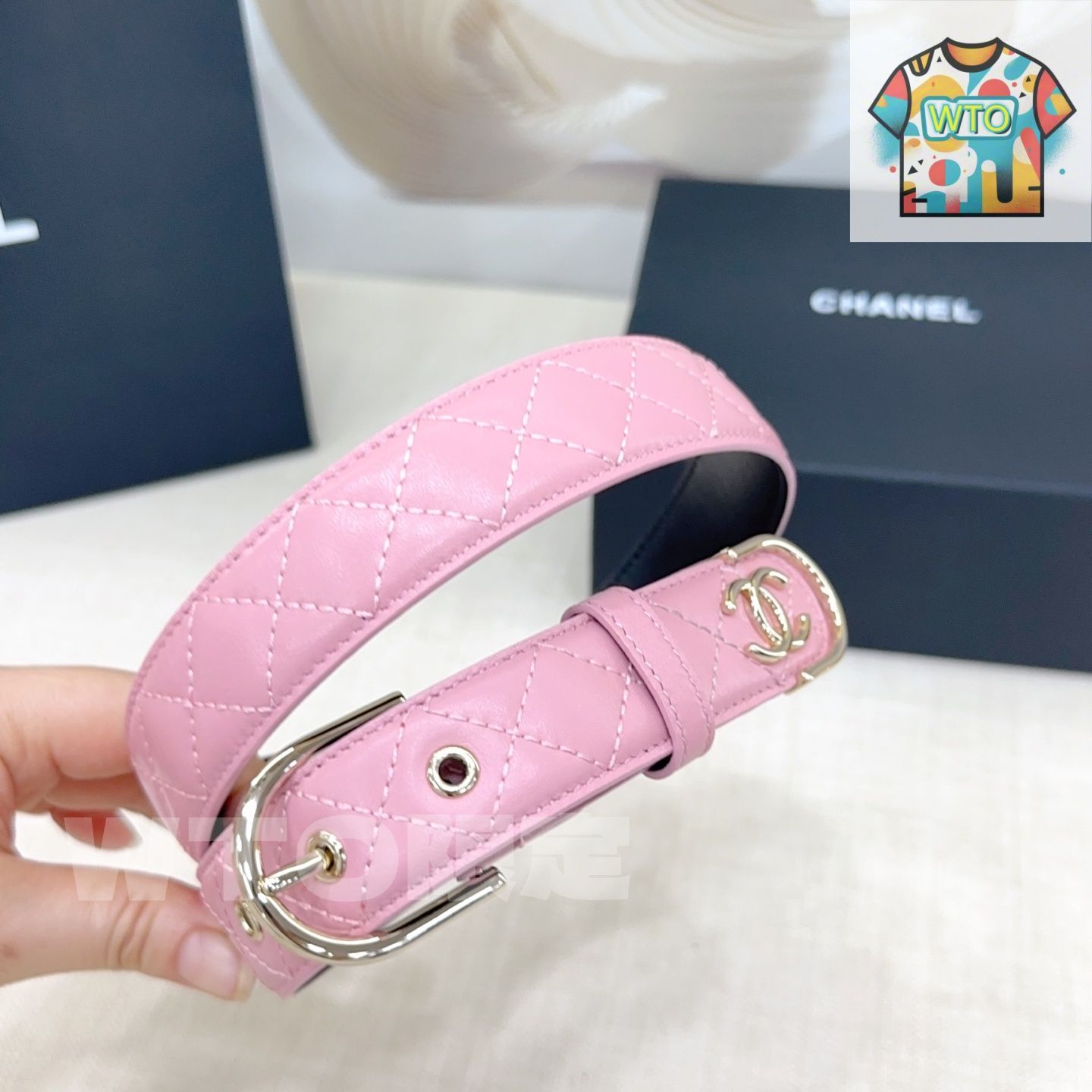 エレガントなアクセント♡【CHANEL】ベルト 細ベルトがエレガント♡】CHANEL ベルト (CHANEL/ベルト) ABF006