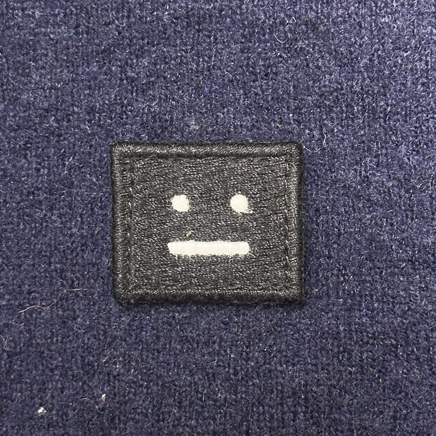 Acne Studios Dasher Face Crew Knit フェイスワッペン クルー