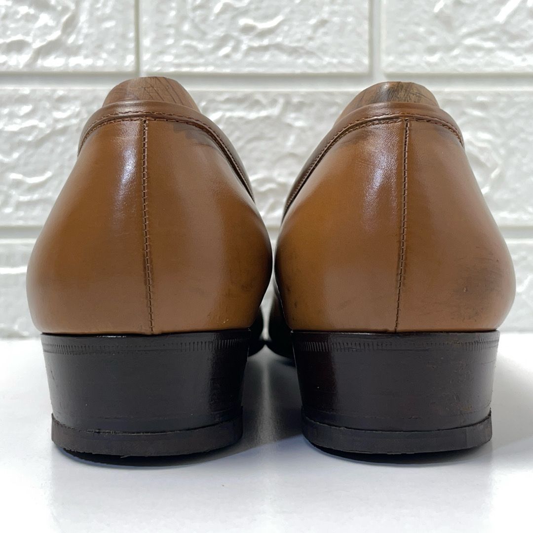 サルヴァトーレ フェラガモ ローファー ガンチーニ ブラウン