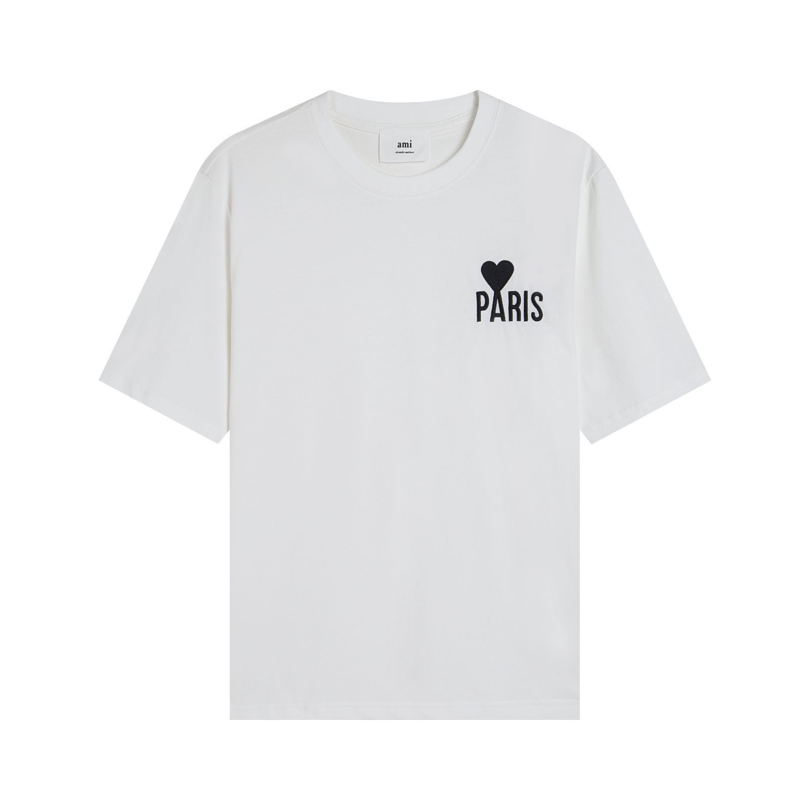 新品未使用 Ami Paris アミパリ スメンズ レディース 男女兼用 ホワイト Tシャツ - メルカリ