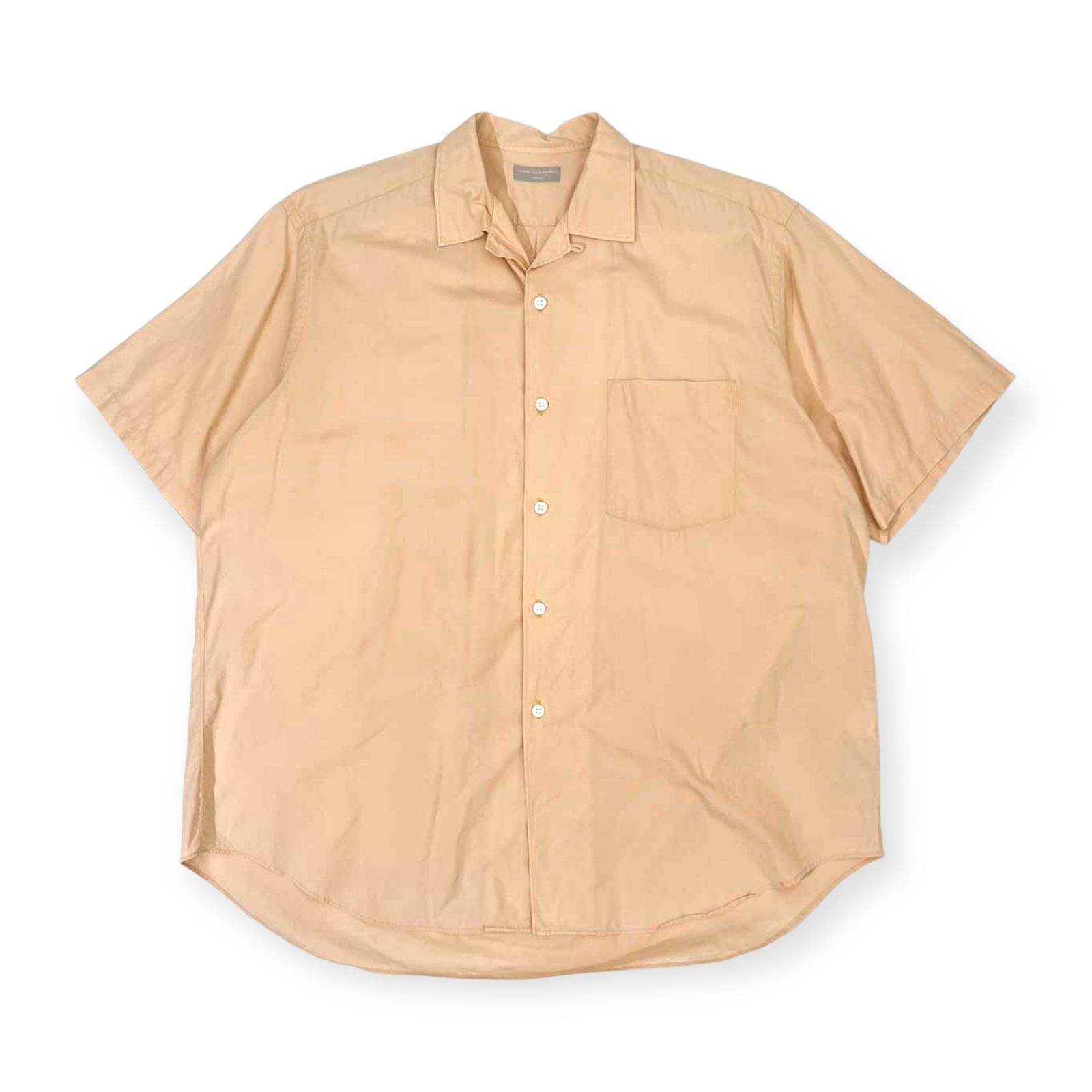 90s COMME des GARCONS HOMME コムデギャルソン 半袖 開襟 ハマカラー