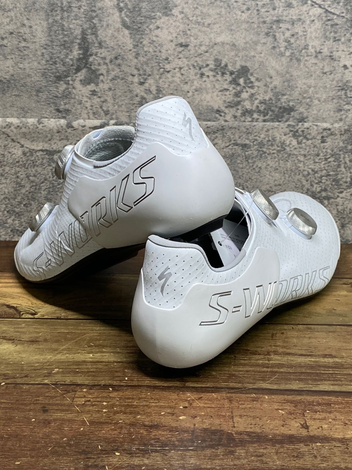 JM419 スペシャライズド SPECIALIZED エスワークス S-WORKS ARES 2 RD ビンディングシューズ 白 EU42 SPD-SL