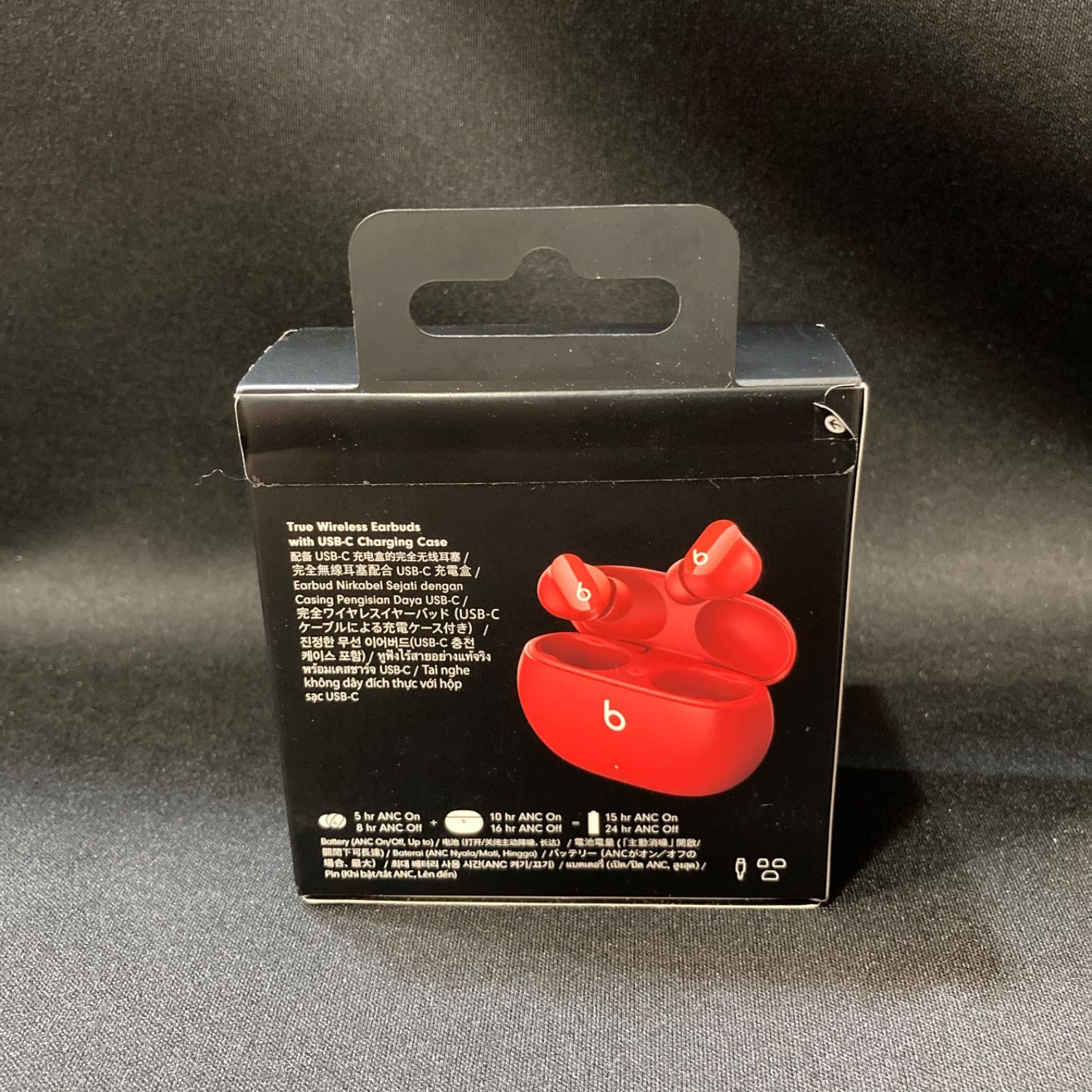 Beats Studio Buds ワイヤレス 新品 未開封 イヤフォン 赤 Beats Studio Buds-ワイヤレスノイズキャンセリングイヤフォン