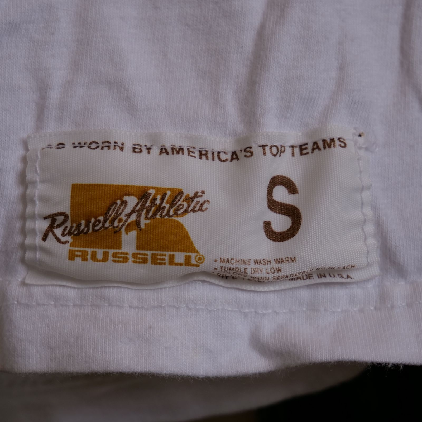 USA製ラッセルアスレチックRUSSELL ATHLETICフットボールTシャツ - T