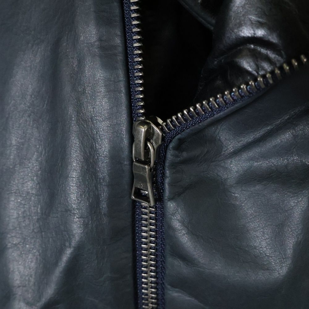 Paul Smith (ポールスミス) カウレザー バイカラー ジップアップ