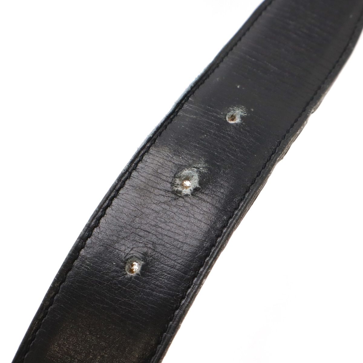 HERMES エルメス Hベルト リバーシブル レザー ブラック 黒 ブラウン  