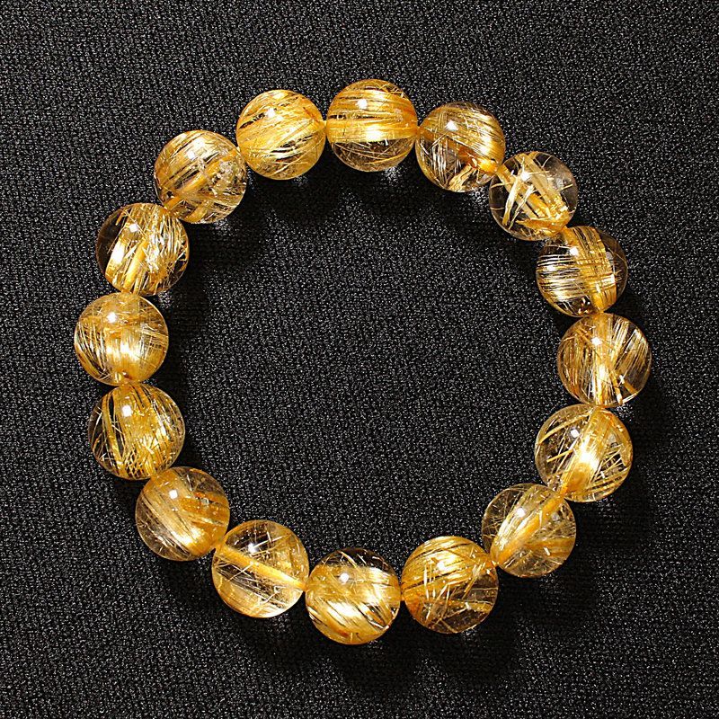 【一点物】最上級レベル タイチンルチル 11.5-12mm 透明度高 針太 針多 最高峰ランク金針ルチル 透明感が段違いクォーツ 12mm 38g 一点