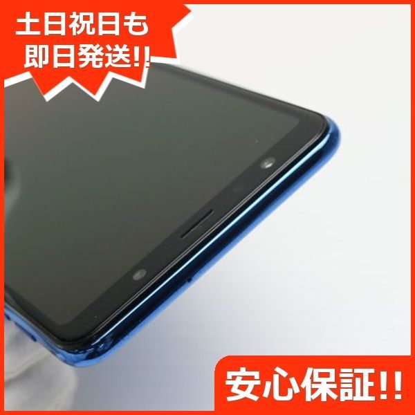 超美品 SIMフリー Galaxy A7 ブルー スマホ 本体 白ロム 土日祝