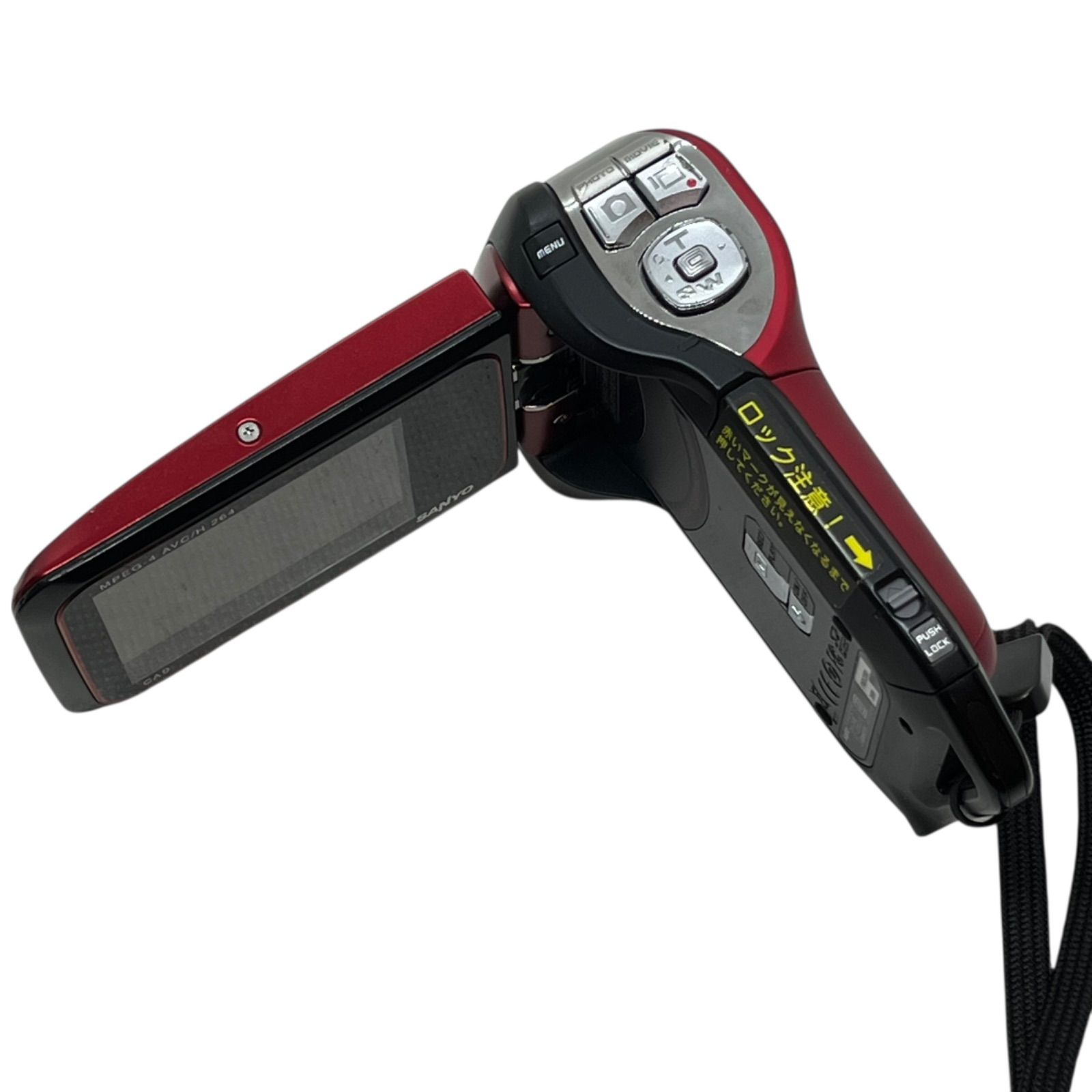 サンヨー　SANYO　ビデオカメラ レッド　Xacti DMX-CG9(R) サンヨー SANYO ビデオカメラ レッド Xacti DMX-CG9(R) Amazon