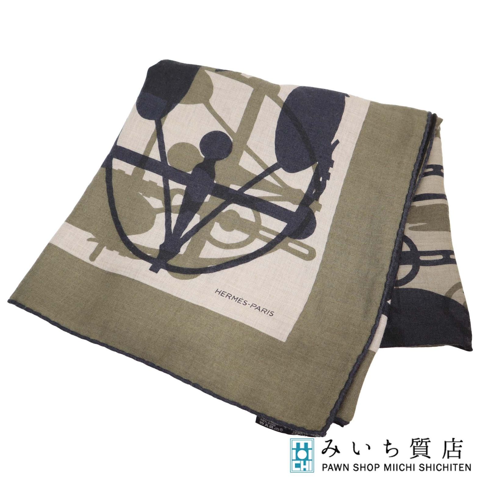 HERMES エルメス カレ140 カレジュアン Imprimeur Fou Brides et  