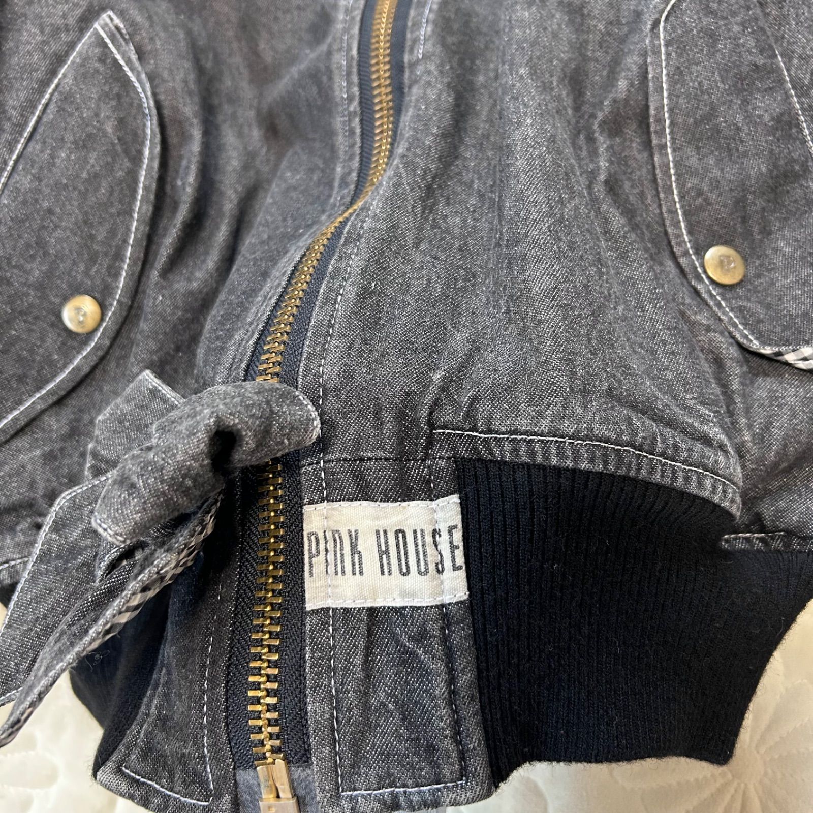 ヴィンテージ レア PINK HOUSE 90's ピンクハウス ビッグリボン ロゴ