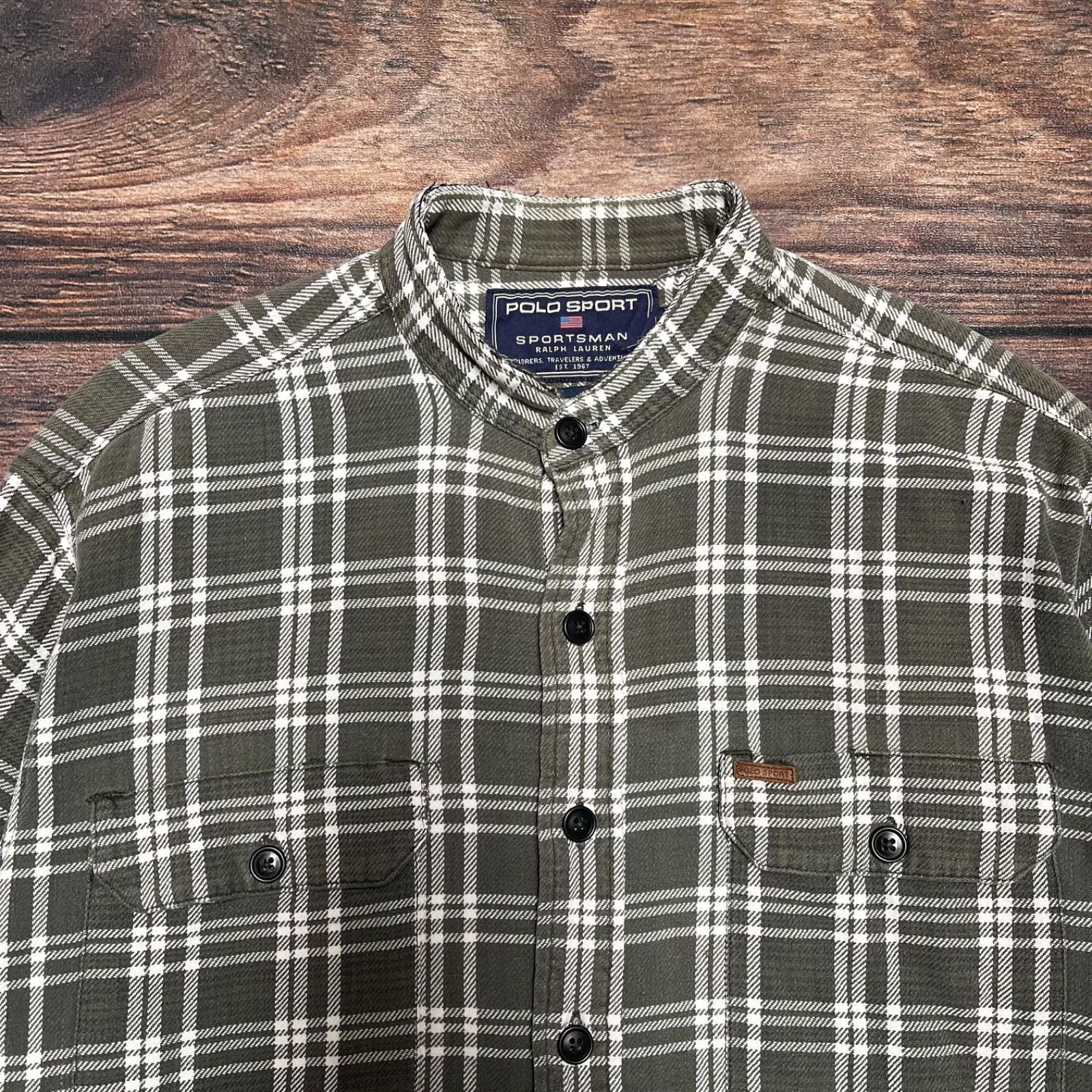90s POLO SPORT RALPH LAUREN ネルシャツ ポロスポーツ ラルフ